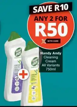 Checkers HANDY ANDY CLEANING CREAM offer