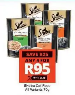 Checkers Sheba Cat Food offer