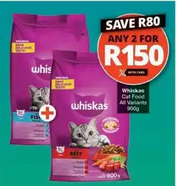 Checkers Whiskas Cat Food offer