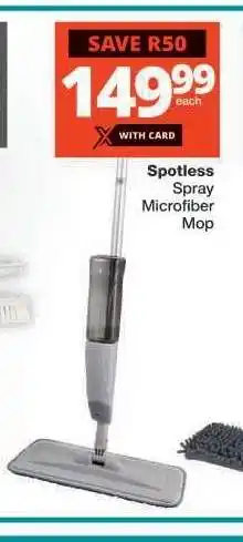 Checkers Spotless Spray Microfiber Mop offer