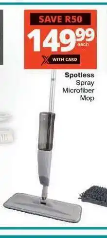 Checkers Spotless Spray Microfiber Mop offer