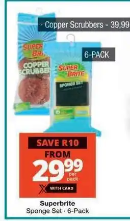 Checkers Superbrite Sponge Set offer