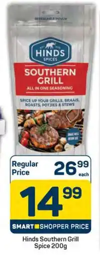 Pick n Pay Hinds Southern Grill Spice 200g offer