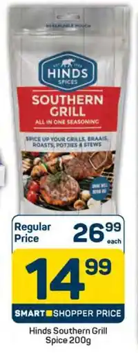 Pick n Pay Hypermarket Hinds Southern Grill Spice 200g offer