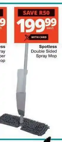 Checkers Spotless Double Sided Spray Mop offer