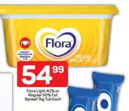 Pick n Pay Hypermarket Flora Light 40% or Regular 50% Fat Spread offer