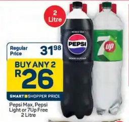 Pick n Pay Hypermarket Pepsi Max, Pepsi Light or 7UP offer