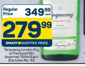 Pick n Pay Hypermarket Tanqueray London Dry or Flavoured Gin offer