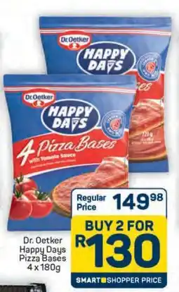 Pick n Pay Hypermarket Dr. Oetker Happy Days Pizza Bases offer