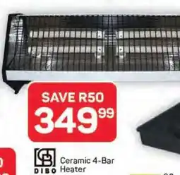 Pick n Pay Hypermarket Dibo Ceramic 4-Bar Heater offer