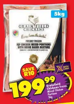 Shoprite Grainfield Chickens Frozen Mixed Chicken Portions 5kg offer