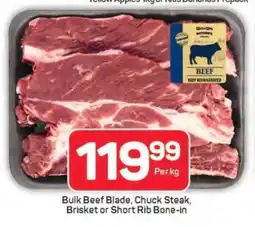 Pick n Pay Hypermarket Bulk Beef Blade, Chuck Steak, Brisket or Short Rib Bone-in offer
