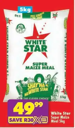 Shoprite White Star Super Maize Meal 5kg offer