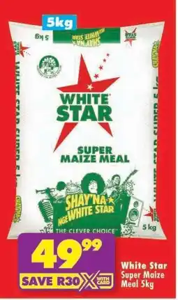 Shoprite White Star Super Maize Meal 5kg offer