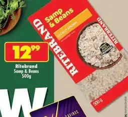 Shoprite Ritebrand Samp & Beans 500g offer