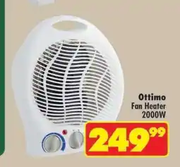 Shoprite OTTIMO FAN HEATER 2000W offer