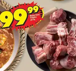 Shoprite Mutton Stew Potjiekos per kg offer