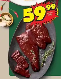 Shoprite Ox Liver offer