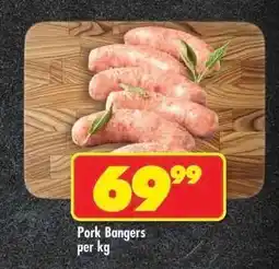 Shoprite Pork Bangers offer