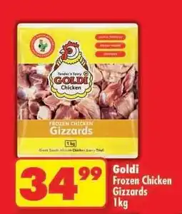 Shoprite GOLDI FROZEN CHICKEN GIZZARDS 1kg offer