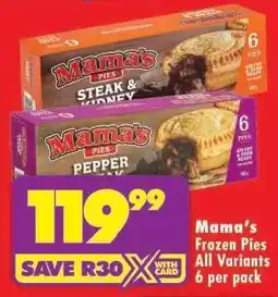 Shoprite Mama's Frozen Pies offer