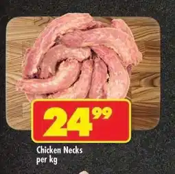 Shoprite Chicken Necks per kg offer