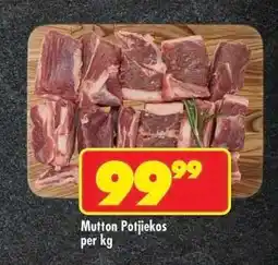Shoprite Mutton Potjiekos per kg offer