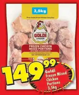 Shoprite Goldi Frozen Mixed Chicken Portions 3.5kg offer