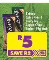 Shoprite Frisco China 4-in-1 Everyday Cuppa-Chino Sachet 19g each offer