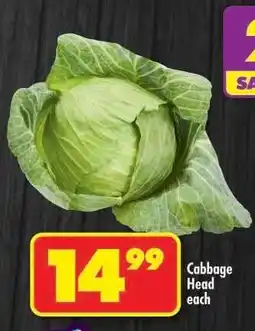 Shoprite CABBAGE HEAD offer
