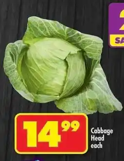 Shoprite CABBAGE HEAD offer