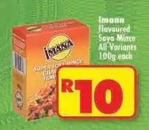 Shoprite Imana Flavoured Soya Mince offer