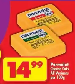 Shoprite Parmalat Cheese Cuts All Variants offer