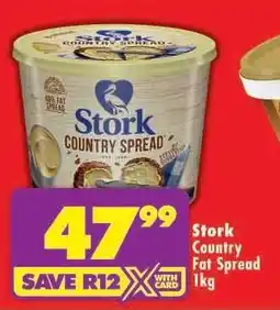 Shoprite Stork Country Fat Spread 1kg offer