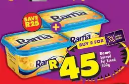 Shoprite Rama Spread for bread 500g offer