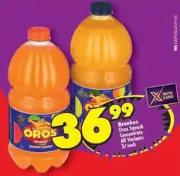Shoprite Brookes Oros Squash Concentrate offer