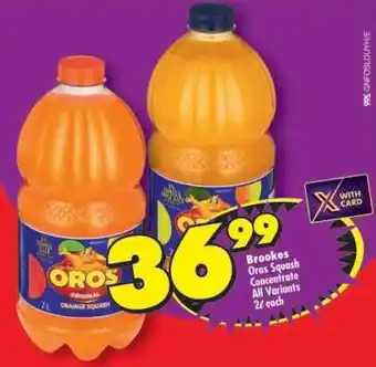 Shoprite Brookes Oros Squash Concentrate offer