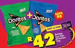 Shoprite DORITOS CORN CHIPS all variants 145g offer