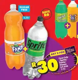 Shoprite Coca-Cola/Sprite/Fanta/Stoney Soft Drink 2,25ℓ offer