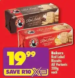 Shoprite BAKERS Red Label Biscuits offer