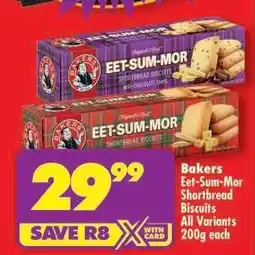 Shoprite Bakers Eet-Sum-Mor Shortbread Biscuits offer