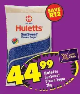 Shoprite Huletts SunSweet Brown Sugar 2kg offer