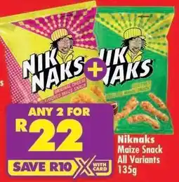Shoprite NikNaks Maize Snack offer