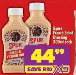 Shoprite Spur French Salad Dressing 300ml each offer