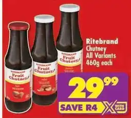 Shoprite Ritebrand Chutney offer