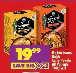 Shoprite ROBERTSONS RAJAH CURRY POWDER offer