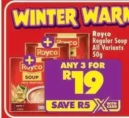 Shoprite Royco Regular Soup All Variants 50g offer