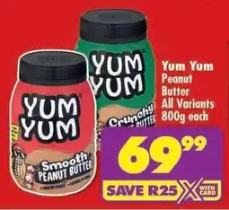 Shoprite Yum Yum Peanut Butter offer