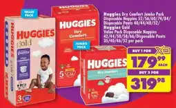 Shoprite Huggies Dry Comfort Jumbo Pack offer