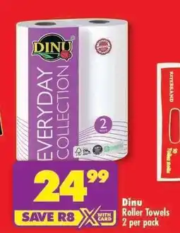 Shoprite DINU ROLLER TOWELS 2 per pack offer